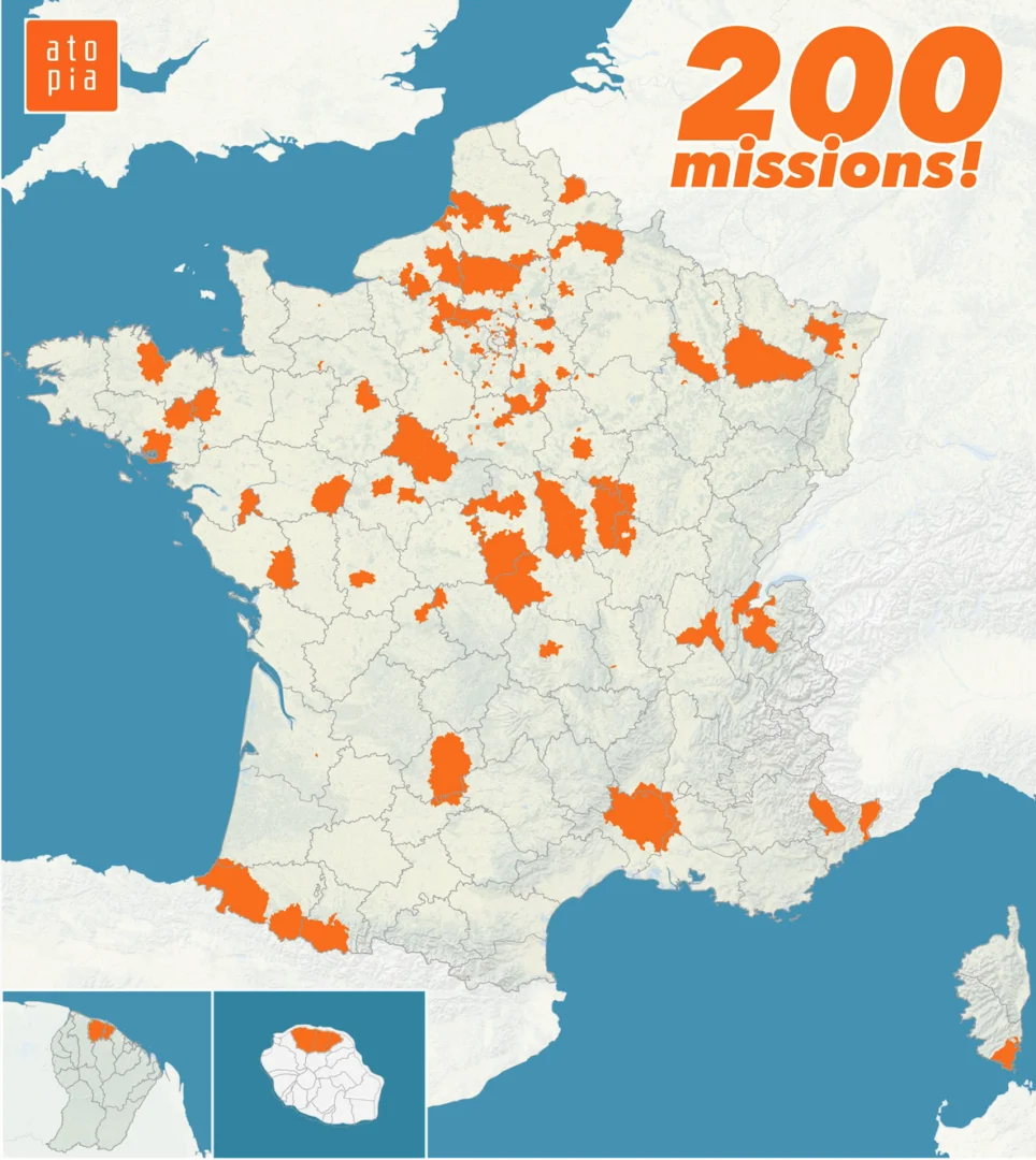 Agence d’urbanisme atopia – 200 missions en aménagement du territoire et stratégie territoriale